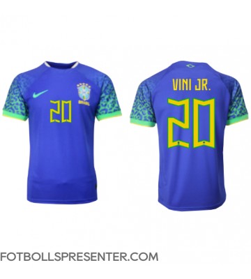 Brasilien Vinicius Junior #20 Borta Matchtröja VM 2022 Kortärmad